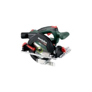 Metabo KS 18 LTX 57 BL, Træ, Sort, Grøn, Metallic, Rød, Børstefri, 16,5 cm, 5000 rpm, 5,7 cm - Uden batteri og oplader