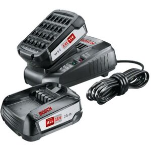 Bosch 18v 2 Stk 2,5 Ah Batteri Og Lader