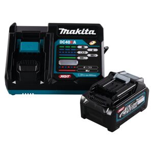 Makita Xgt® Batteri Og Ladesæt, 1 Stk. 40 V/4,0 Ah Og Lader