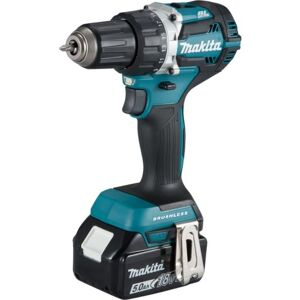 Makita Kompakt Bore/skruemaskine Med Batterier 2 X 18 Volt/5,0 Ah