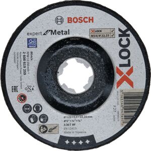 10 Stk Bosch Skrubskive X-Lock Efm 125x22,2x6mm