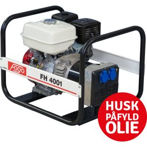 Fogo Fh4001 Generator 230v, 4,2 Kw, Honda Benzinmotor