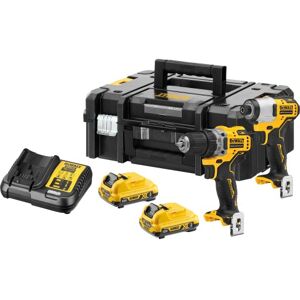 Dewalt Kombokit 12 V Med Dcd701 Og Dcf801