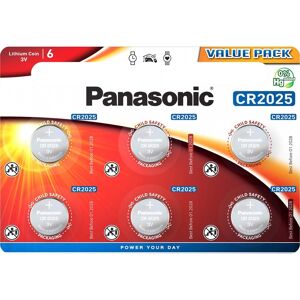 CR2025 P 6-BL Panasonic Engangsbatteri Lithium