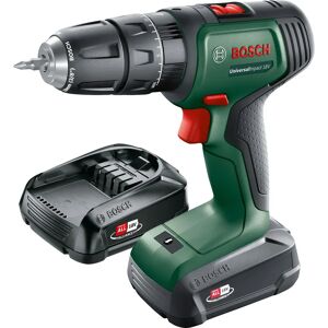 Bosch UniversalImpact 18V 1450 rpm Nøglefri 1,3 kg Sort, Grøn, Rød, Bore-/ skruemaskine