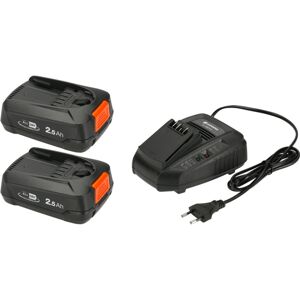 Gardena P4A 2 x PBA 18V/45 + AL 1830 CV Batteri- og opladersæt