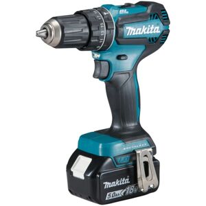 Makita DHP485RTJ bor 28500 rpm Nøglefri 1,5 kg Sort, Blå, Slagborer skruemaskine