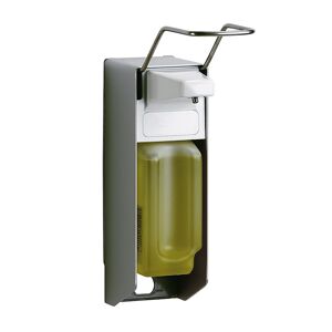 CWS Dispensador universal, 0,5 l, fijación mural, con palanca de acero inoxidable, dosificación ajustable