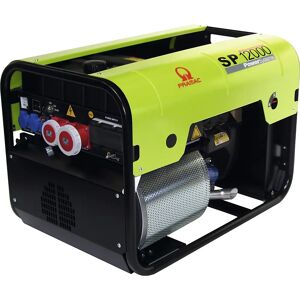 Pramac Generador eléctrico serie SP, gasolina 400 / 230 V, SP 12000 - potencia 6,8 kVA (230 V) / 11,8 kVA (400 V), 6,1 / 9,4 kW