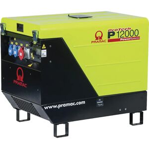 Pramac Generador eléctrico, P 12000: AVR, gasolina, 230/400 V, E-Start, 3,6 / 9,5 kW