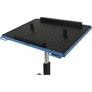 kaiserkraft Juego de sistema de fijación, para soporte eléctrico de material con cubeta, placa perforada, A x P 800 x 600 mm