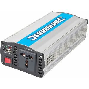 Silverline Inversor de corriente 300W. 12V a 220V