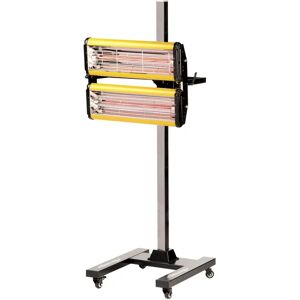 Neilsen Lámparas infrarrojas para secado de pintura con soporte regulable de 1.9 M. 2200W