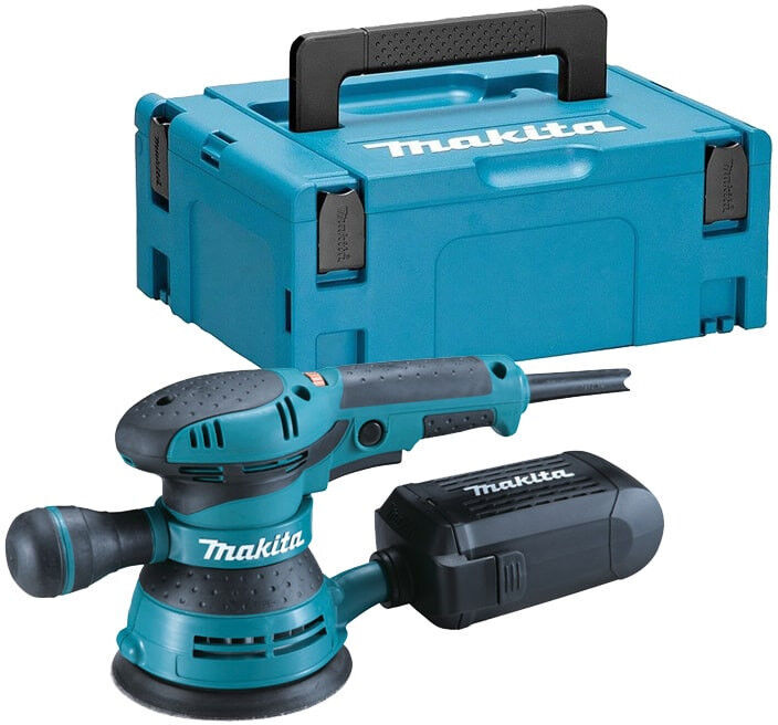 MAKITA Lijadora orbital MAKITA 300W Ø125 MM + 1 abrasivo en caja MAK-PAC