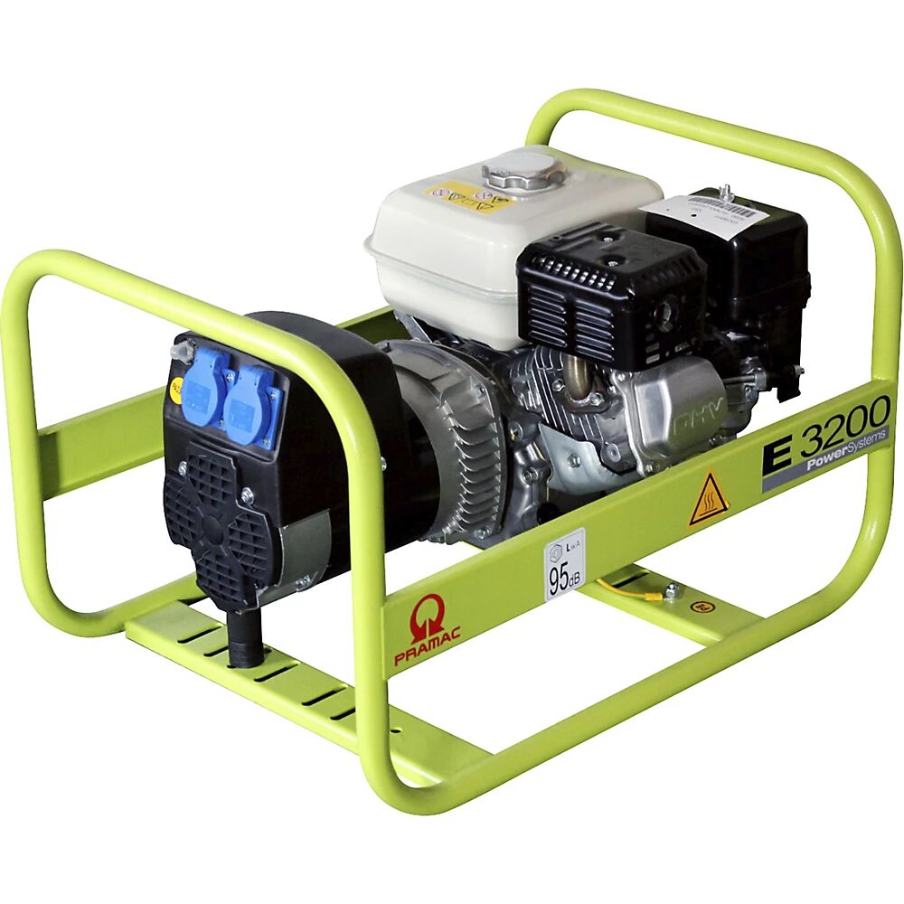Pramac Generador eléctrico serie E - gasolina, 230 V, E 3200: gasolina, 230 V, potencia 2,2 kW, 2,2 kW