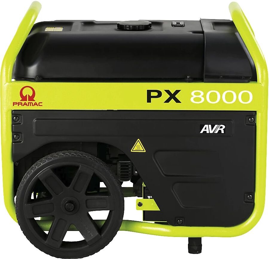 Pramac Generador eléctrico Serie PX, PX 8000 AVR, gasolina, 230/400 V, potencia 4,0 kW, 1,3 / 4,0 kW