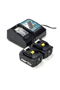 Makita 2x BL1850B / 18V LXT baterías + adaptador para corriente alternada (CA) (18 V, 5Ah)