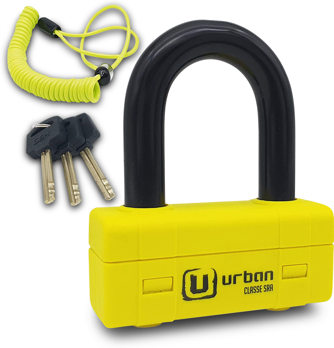 Urban Security Candado URBAN Mini U-lock UR75 Class SRA