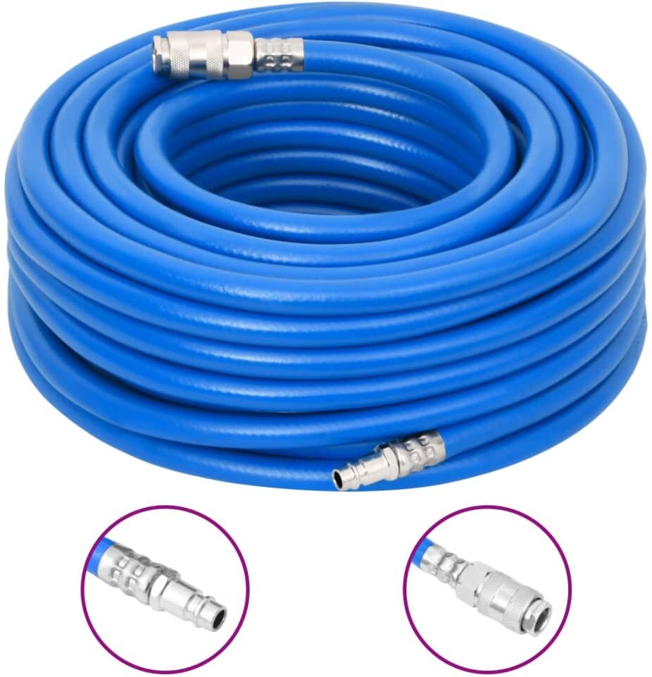 vidaXL Manguera de aire PVC azul 14 mm 10 m