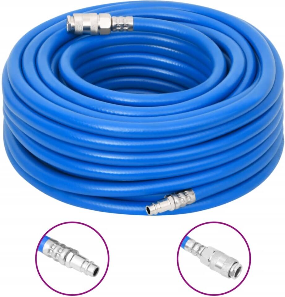 vidaXL Manguera de aire PVC azul 14 mm 50 m