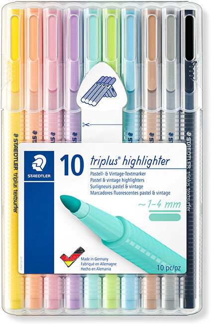 Staedtler  Triplus Highligh.Fluo Pastel&Vintage 10U