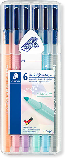 Staedtler Rotulador  Triplus Pastel 6 colores