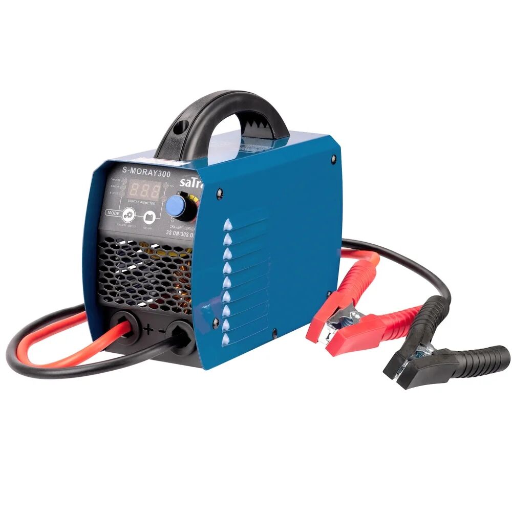 Asta Cargador y arrancador de baterías profesional inverter 12 y 24 V. 5 - 40 Ah. (ajustable) y 250A (arranque)