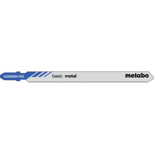 Metabo 25 Lames de scies sauteuses, metal, classic, 106/ 1,2mm (623623000)