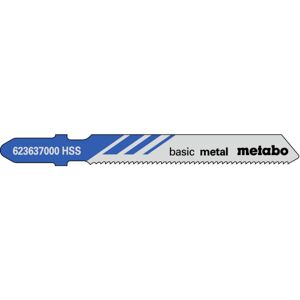 Metabo 25 Lames de scies sauteuses, metal, classic, 51/ 1,2 mm (623692000)