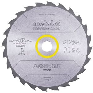 Metabo Lame de scie circulaire hwct 254x30 24 wz 20A° 628025000