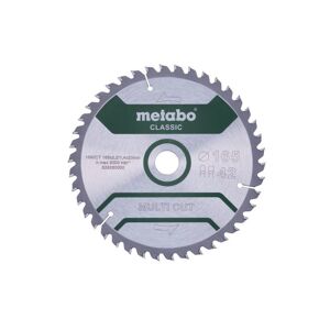 METABO Lame de scie coupe multiple - classique, 165x2,2/1,4x20 Z42 FZ/TZ 5° (628280000)