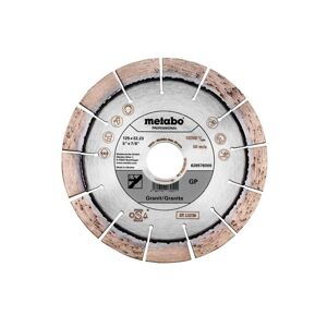 METABO MEULE DE TRONÇONNAGE DIAMANTÉE 125X22,23MM, « GP », GRANIT « PROFESSIONAL » (628576000)