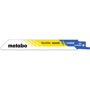 Metabo 25 Lames de scies sabres b+m, flexible,150 x 0,9 mm (628246000)