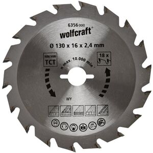 wolfcraft Lames de scies circulaires manuelles Serie vert (coupes semi-fines rapides)-6356000