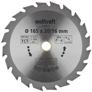 wolfcraft Lames de scies circulaires manuelles Serie vert (coupes semi-fines rapides)-6363000