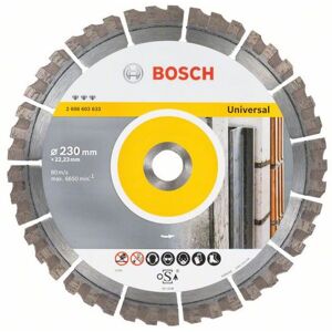 Bosch Disque a tronconner diamant Best for Universal, 230 x 22,23 x 2,4 x 15 mm-2608603633