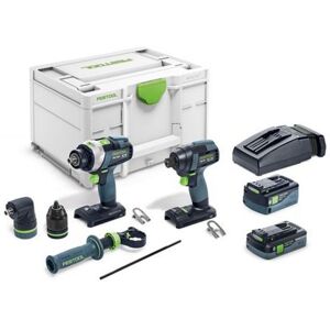 Festool Set de vissage sans fil TID 18 5040 Set TPC 184 577654