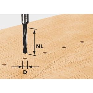 Festool Foret pour chevilles HW S8 D5/30 Z - 491066