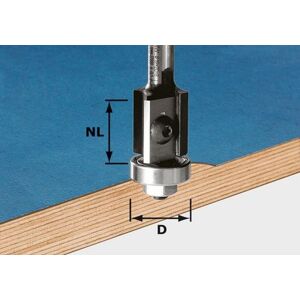 Festool Fraise a affleurer a plaquettes reversibles HW S8 D1920WM Z2 491082