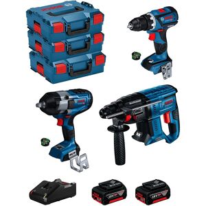 Bosch Kit BK312 (GDS 18V-1000 C GSR 18V-60 C GBH 18V-21 2 x 5,0 Ah GAL18V-40 2 x GCY42 3 L-Boxx 136) - Publicité