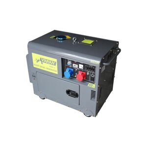 Varan Motors - 92623 Generateur electrique Diesel insonorise Groupe electrogene 5kVA 400V et 230V Sans perte