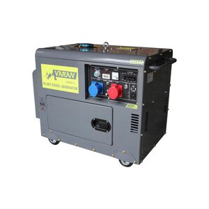 Varan Motors - 92623-ATS Generateur electrique Diesel insonorise Groupe electrogene 5kVA 400V et 230V + ATS