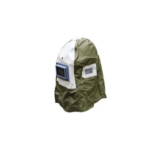 - NESBM-02 Masque Cagoule de sablage avec casque de chantier intégré pour sableuse