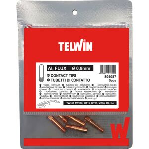 Telwin Pointe à souder pour aluminium / flux 0,8 mm (5 pièces)