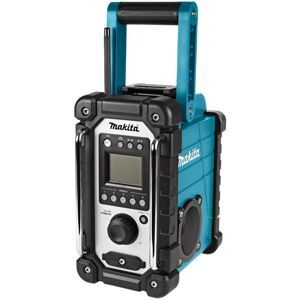 Makita DMR107 7.2-18V Li-Ion Accu Construction Radio - sur secteur et sur batterie - Publicité