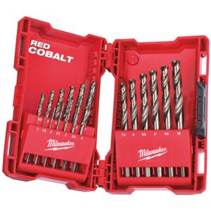 Milwaukee 19 packs de forets métal cobalt rouge