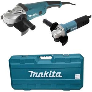 MAKITA Pack meuleuses Ø230 GA9020 + Ø125 9558HNRG + coffret - DK0053G