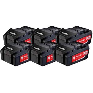 METABO Pack 6 batteries Li-Power 18V 5.2Ah- 625152000 - Publicité