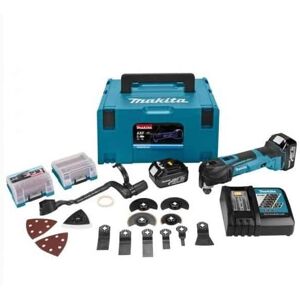 MAKITA Decoupeur Ponceur Multifonctions 18V 4Ah + Acc. - DTM51RMJX3