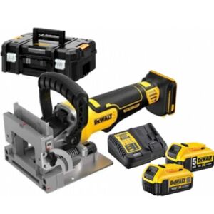 DEWALT Fraiseuse à lamelles XR 18V 5 Ah Brushless - DCW682P2-QW